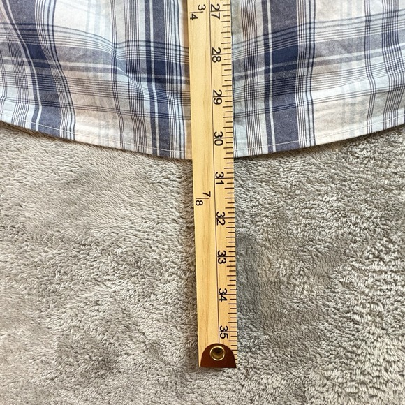 Blue Mountain Men's L Button Down LS Plaid 98% Cotton SEE DESCRIPTION - Picture 14 of 16